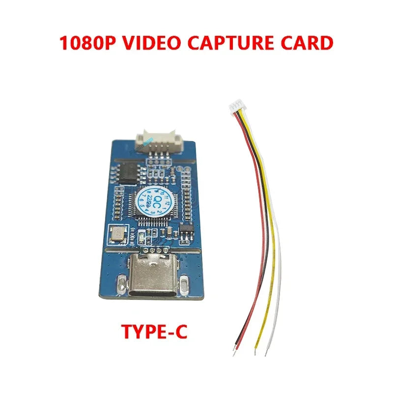 10pcs/lot AV /CVBS /S-VIDEO Signal CVBS To USB Capture To Digital USB TYPE-C board Module Driver-free 1080P Video Capture Card