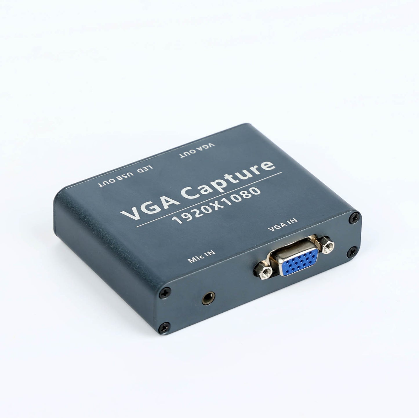 VGA to USB capture 1080P audio and video capture with Video Capture Card support UVC/UAC standard --VGA LOOP output