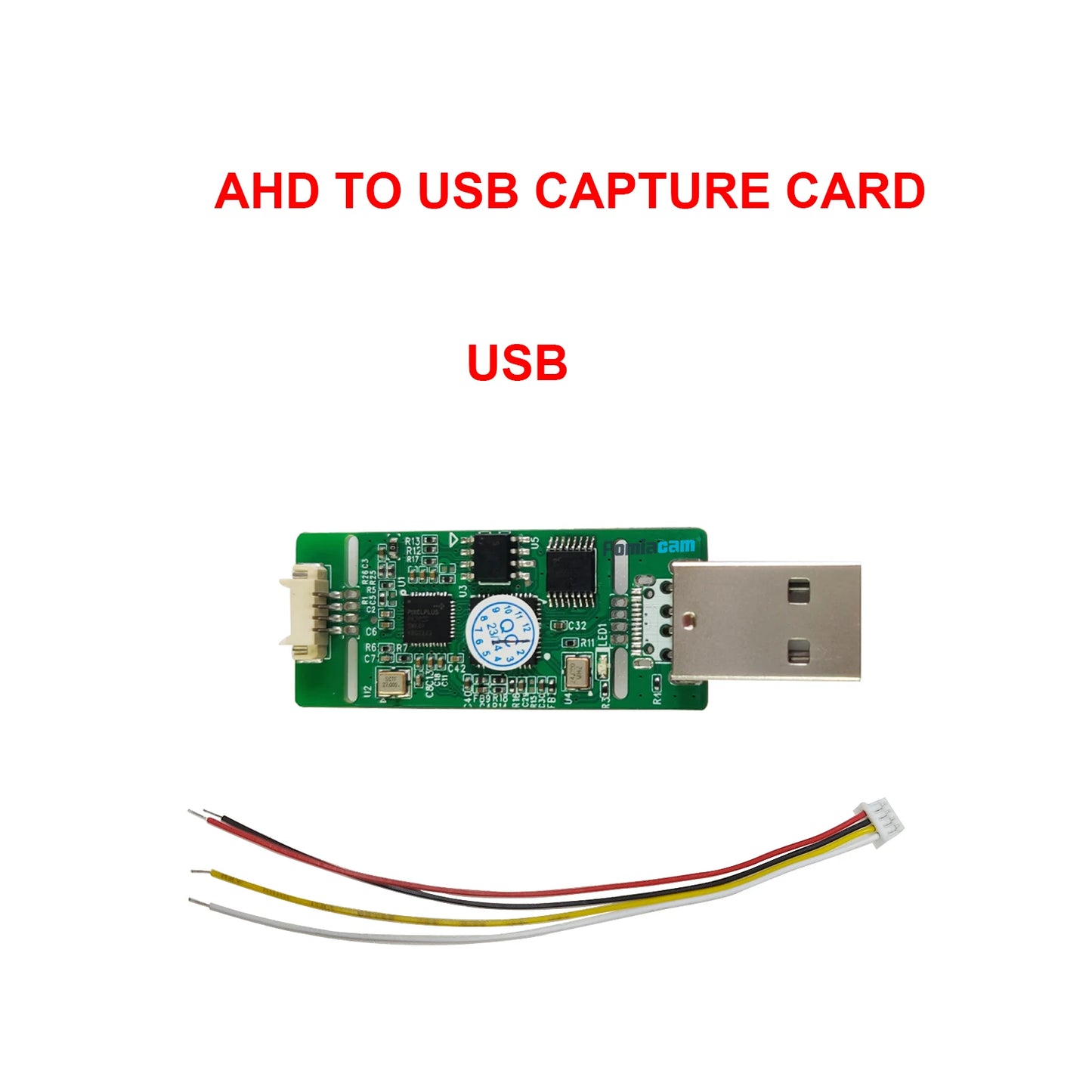 Wholesale AHD To USB Capture Analog Signal To Digital USB Camera Module AHD To Type-c Module AHD 720P/1080P for Android Free Plug and Play