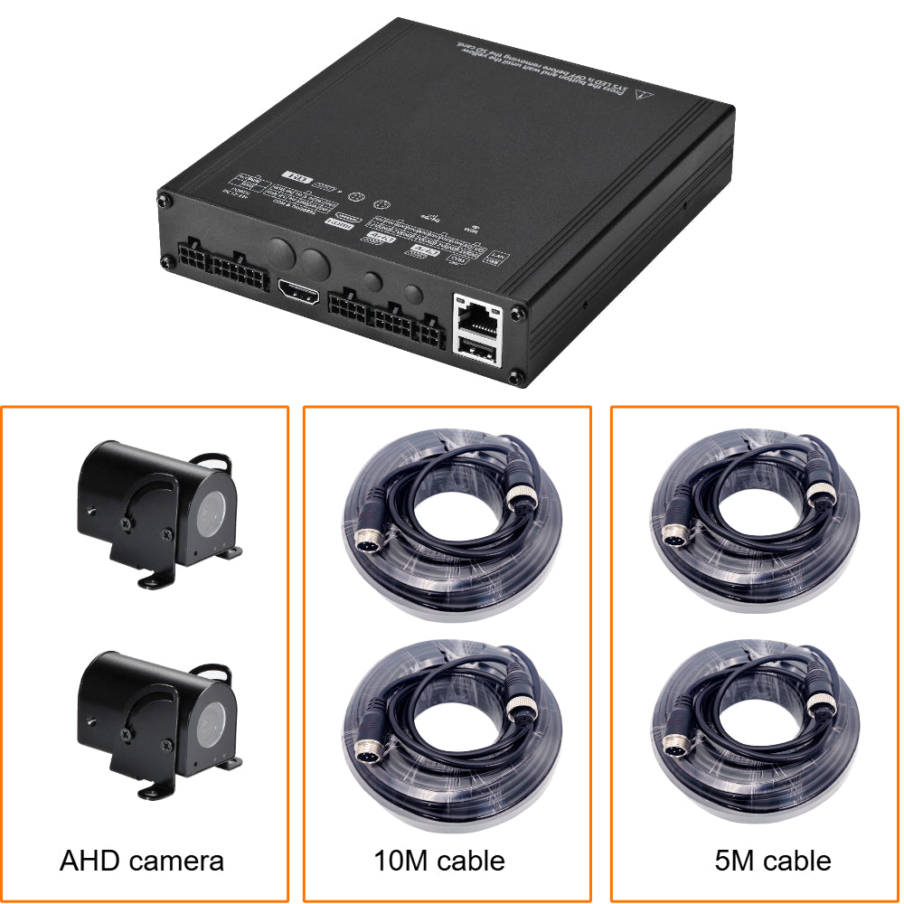 HDVR9804 Set 4G WIFI GPS Security Mini Mobile DVR with AHD Camera 4CH HDD Video Record System AHD HDVR Car Bus Truck Vehicle