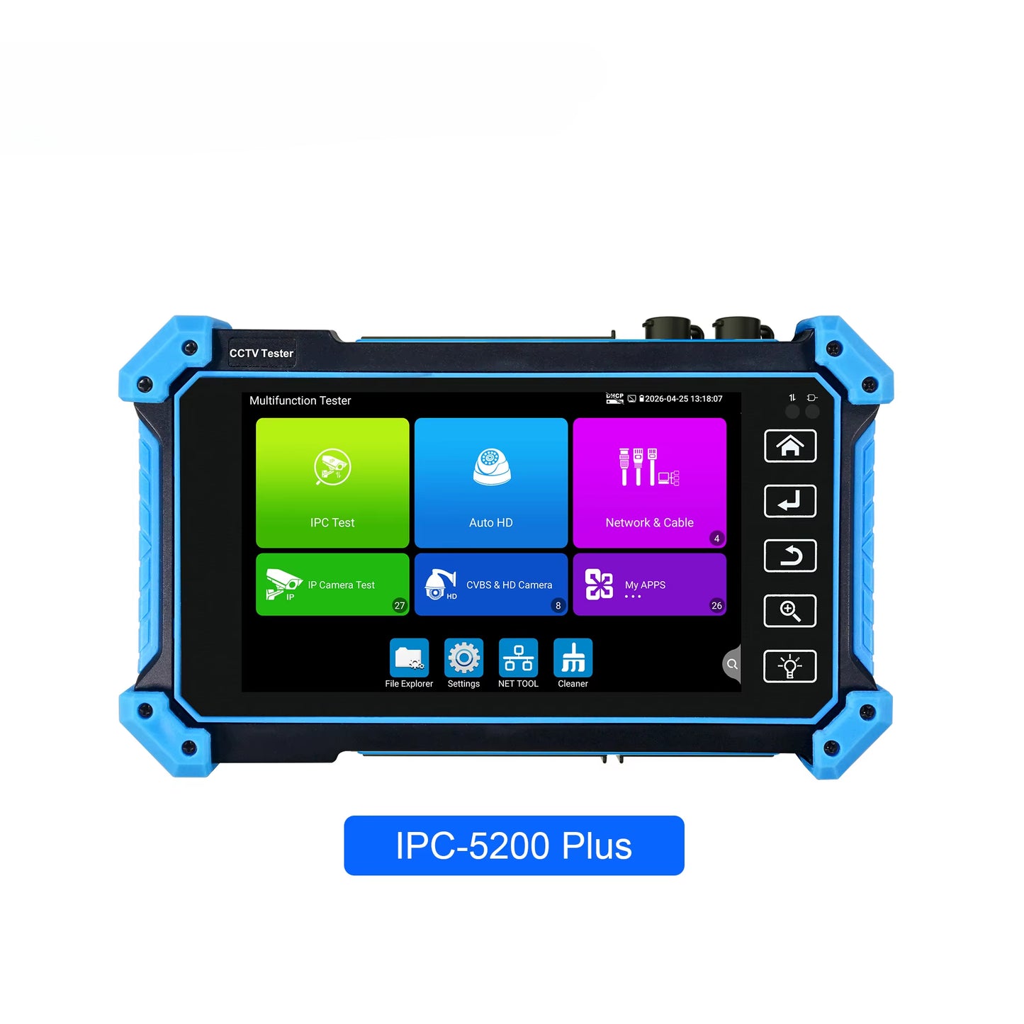 5.4 inch IPC-5200 Plus/IPC-5100 Plus Full 8MP IP CVI TVI AHD SDI Analog 6 IN 1 VGA  4K HD input IP Camera Tester