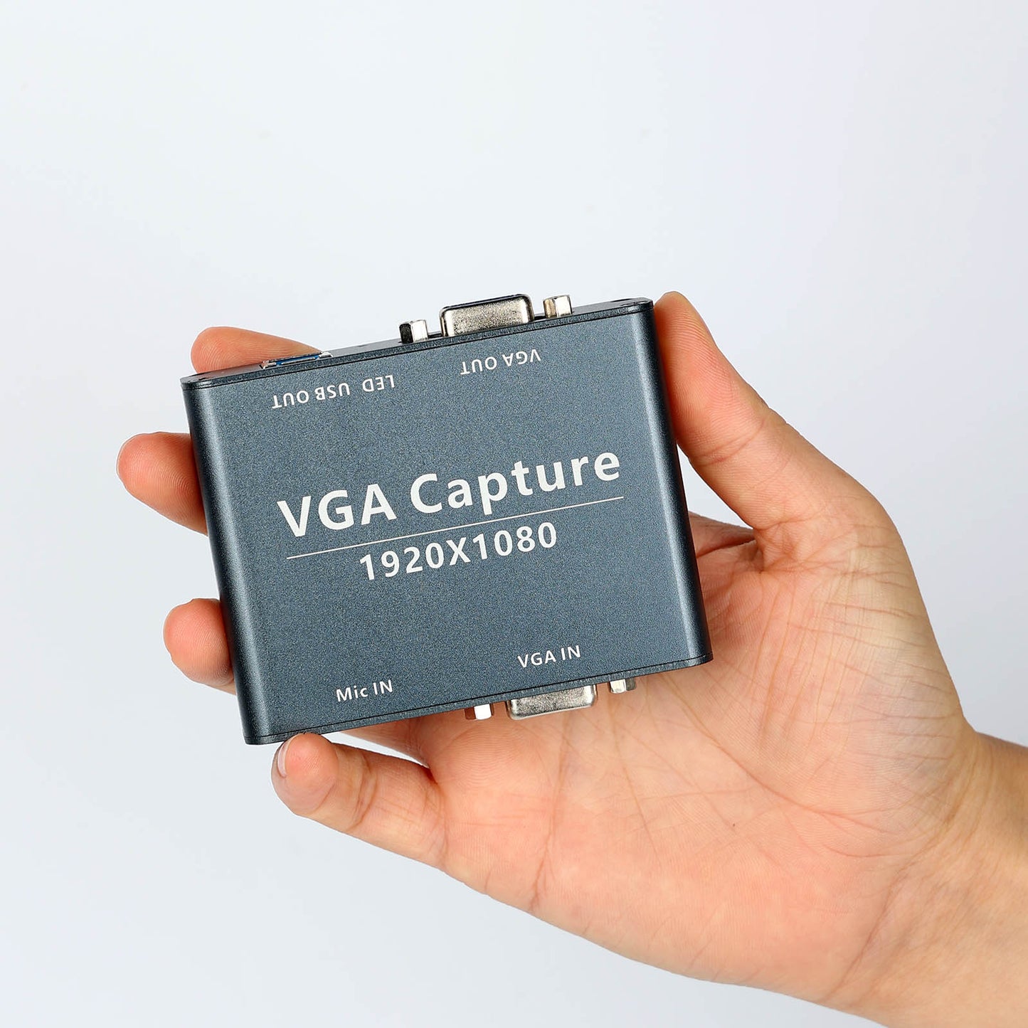 VGA to USB capture 1080P audio and video capture with Video Capture Card support UVC/UAC standard --VGA LOOP output