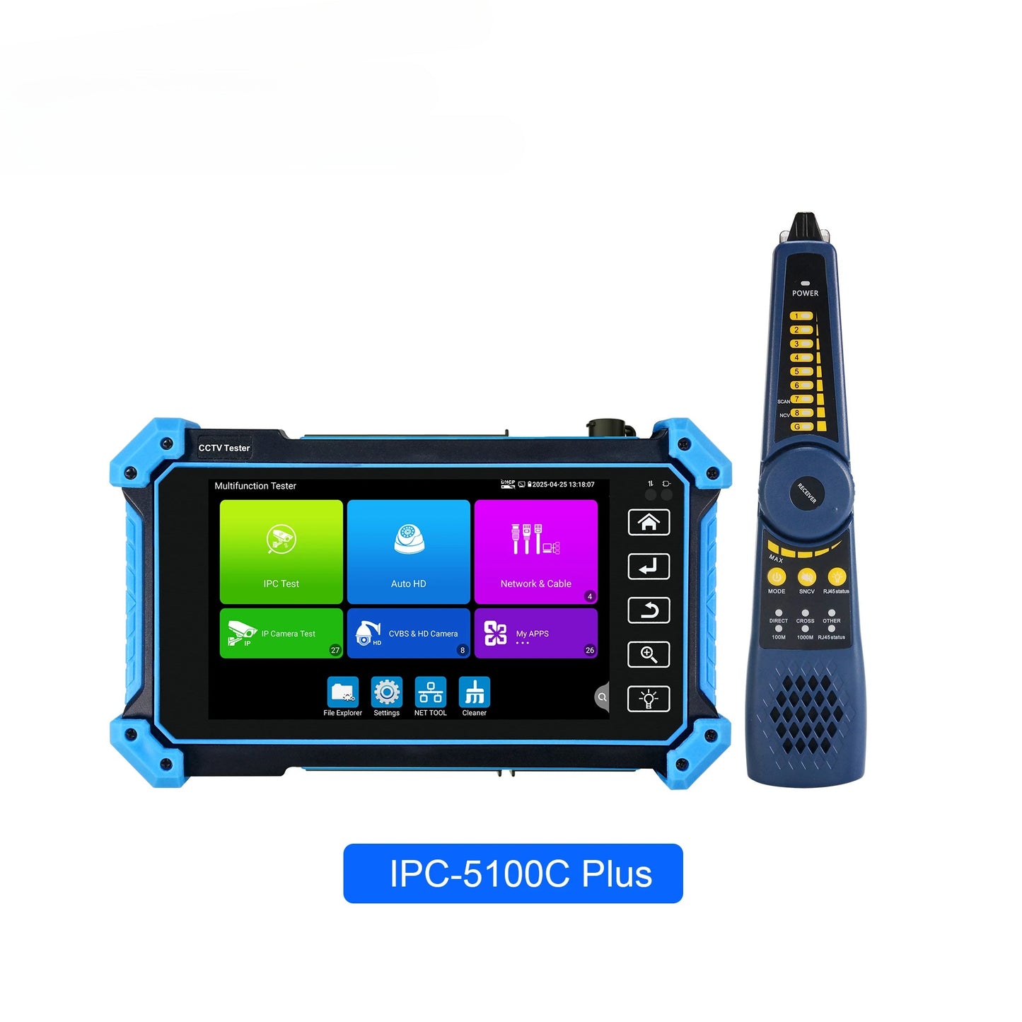 5.4 inch IPC-5200 Plus/IPC-5100 Plus Full 8MP IP CVI TVI AHD SDI Analog 6 IN 1 VGA  4K HD input IP Camera Tester