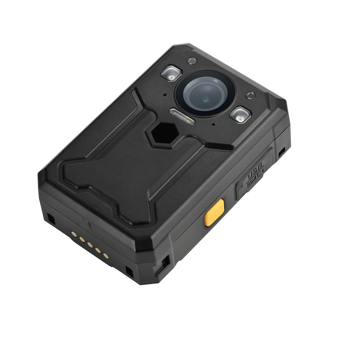 BC607 Body Worn Camera 4G WIFI GPS HD 1440P Live broadcast in real time,Facial Recognition,Intercom function,IP67 waterproof