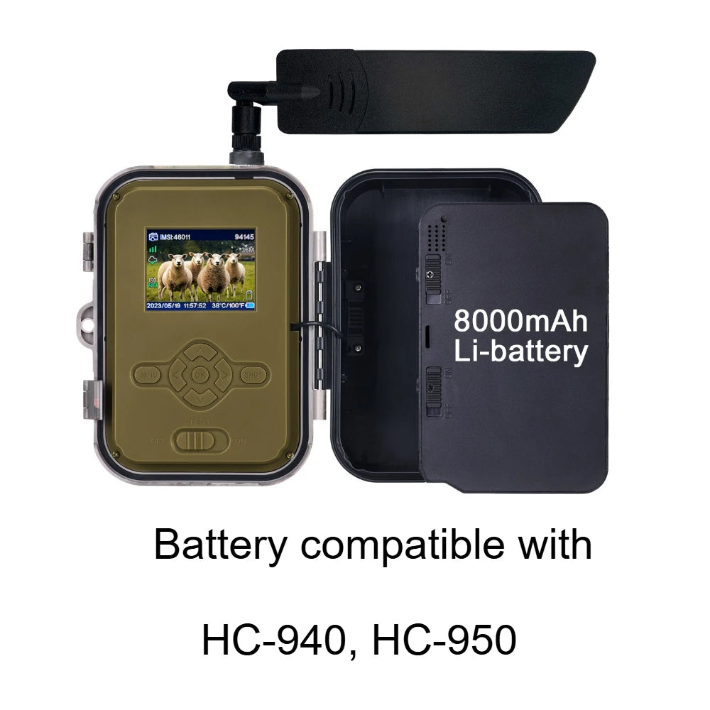 8000mAh Iithium Battery  for HC-950Pro-Li  / HC-940Pro-Li