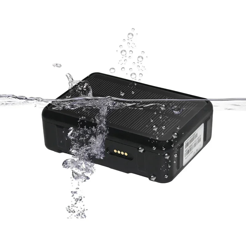 RF-V44 Solar GPS Tracker 4G/3G/2G Real-time GPS Tracker Anti-remove SOS Alarm 9000mAh Battery for Sheep Cow Cattle Waterproof
