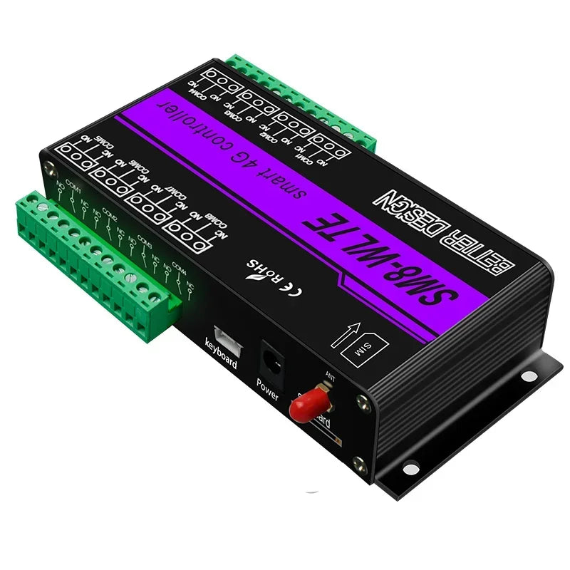 8 output Socket 4G Inching Relay Switch Module DC30V AC250V GSM Relay Switch Smart Life 4G Relay Module SM8