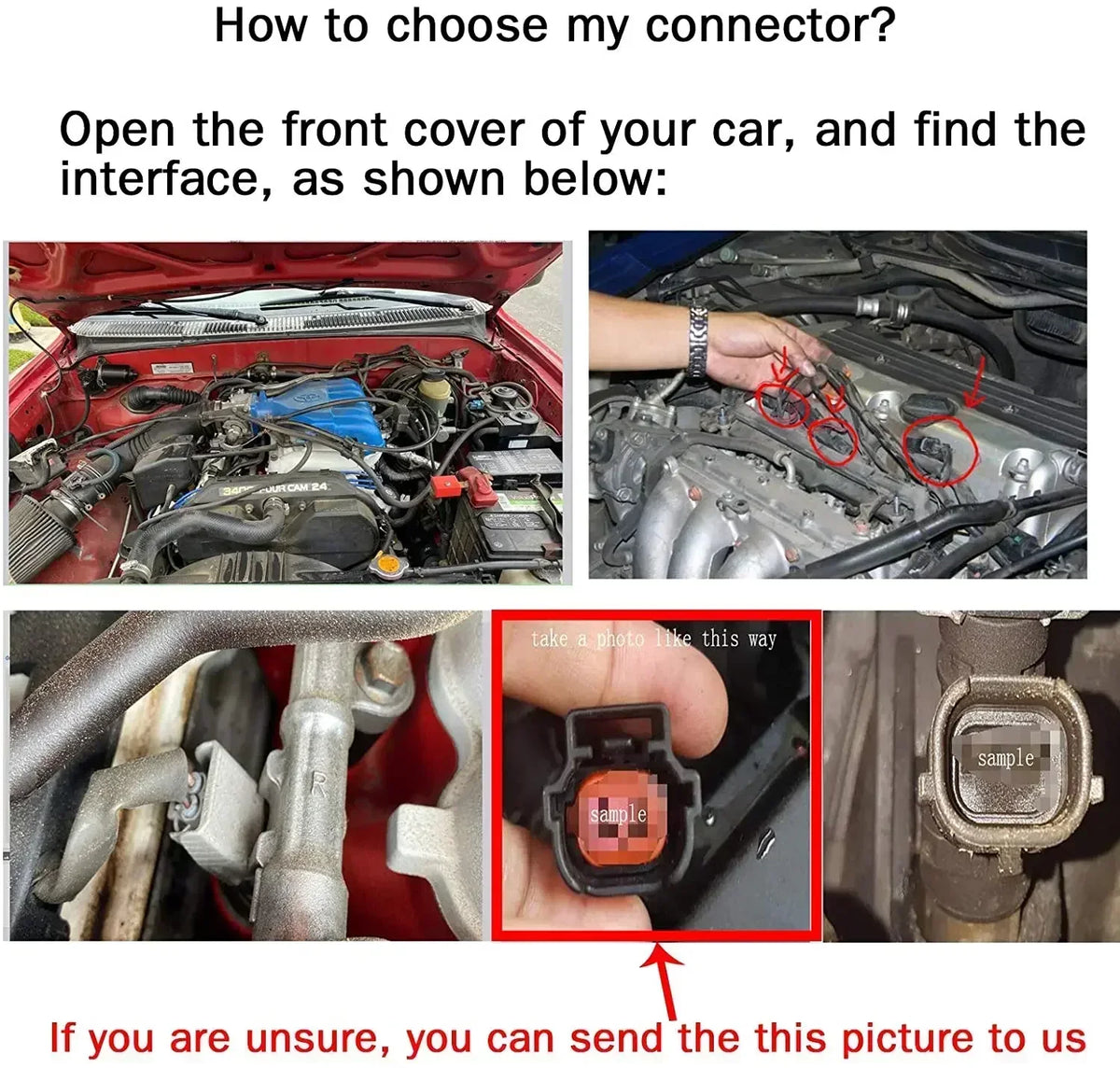 E85 8cyl Ethanol Car Fuel Injection Connetor with Cool Start Asst  7Connectors Optional Available for EV1 EV6 Flex Fuel Converter