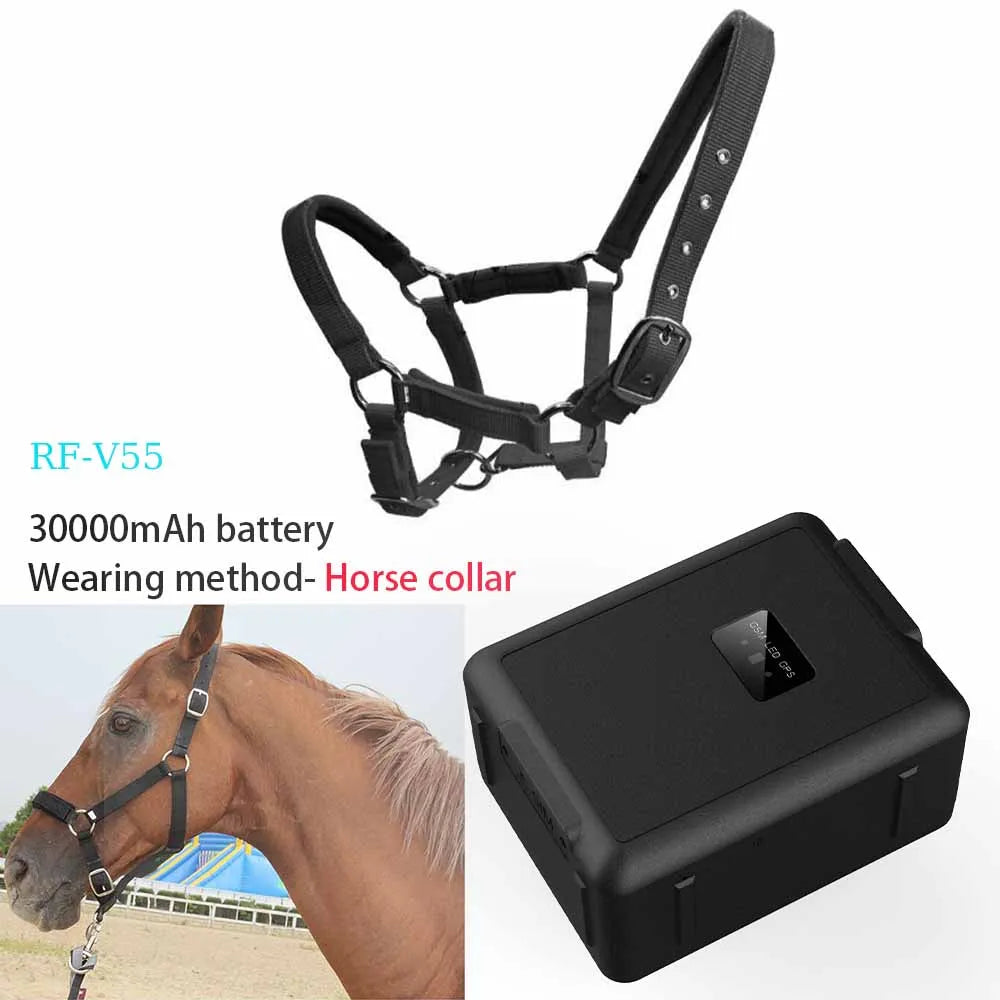 4G LTE GPS Tracker Sheep Cow Cattle Horse GPS Tracking Device Locator 30000mAh Long Standby Time IP67 Waterproof