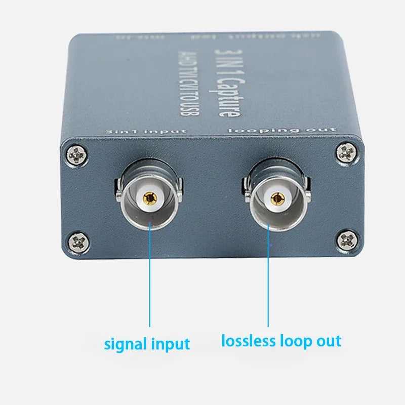 wholesale 3-in-1 Video Capture Card AHD TVI CVI Input USB2.0 Output Computer 1080P HD Drive-free Support Loop Out Support Customization