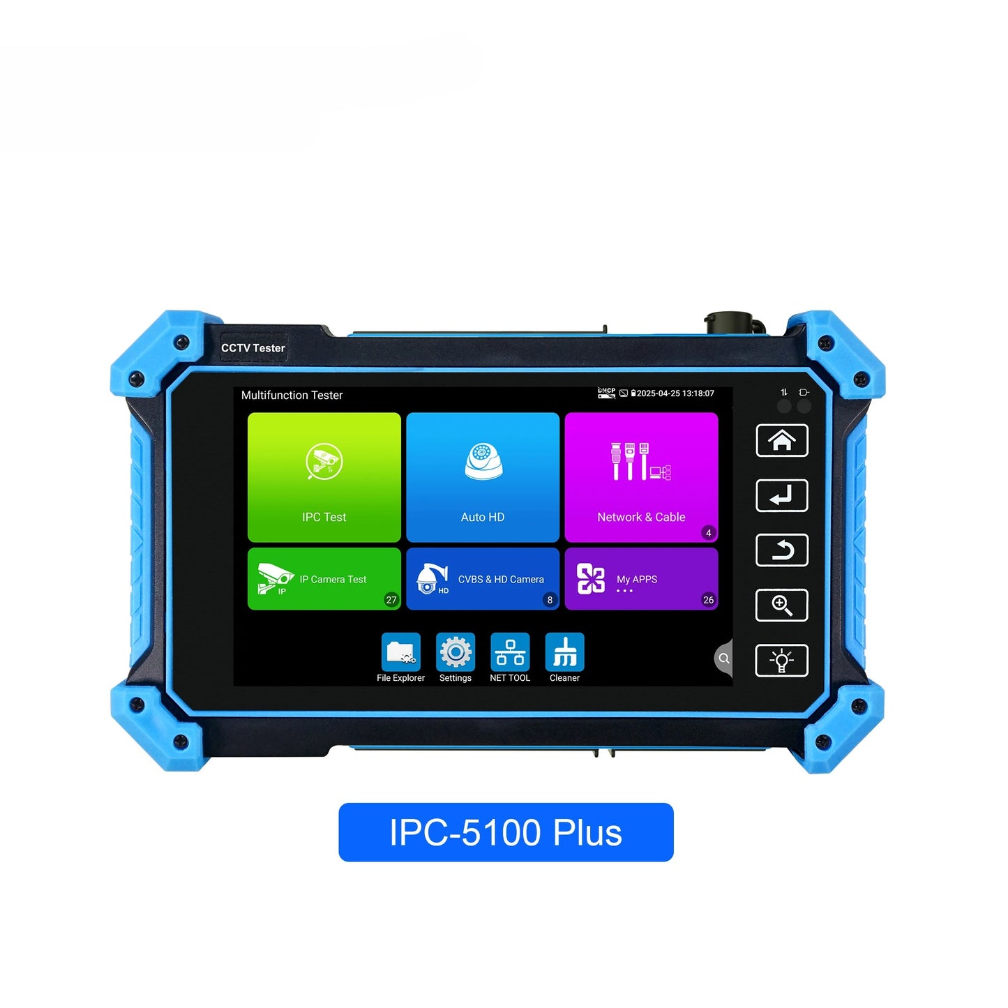 5.4 inch IPC-5200 Plus/IPC-5100 Plus Full 8MP IP CVI TVI AHD SDI Analog 6 IN 1 VGA  4K HD input IP Camera Tester