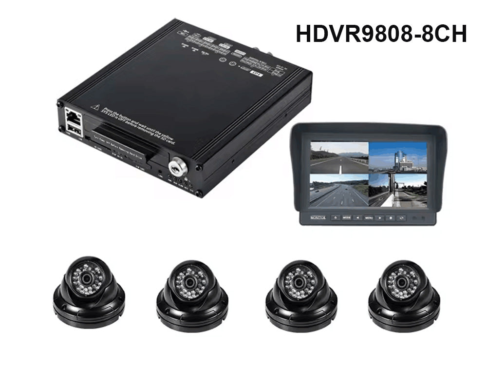 Mobile DVR HDVR9804/HDVR9808 GPS WIFI G-Sensor 4G 4CH/8CH HDD AHD Mobile DVR Car Bus Vehicle HDD Video Record System