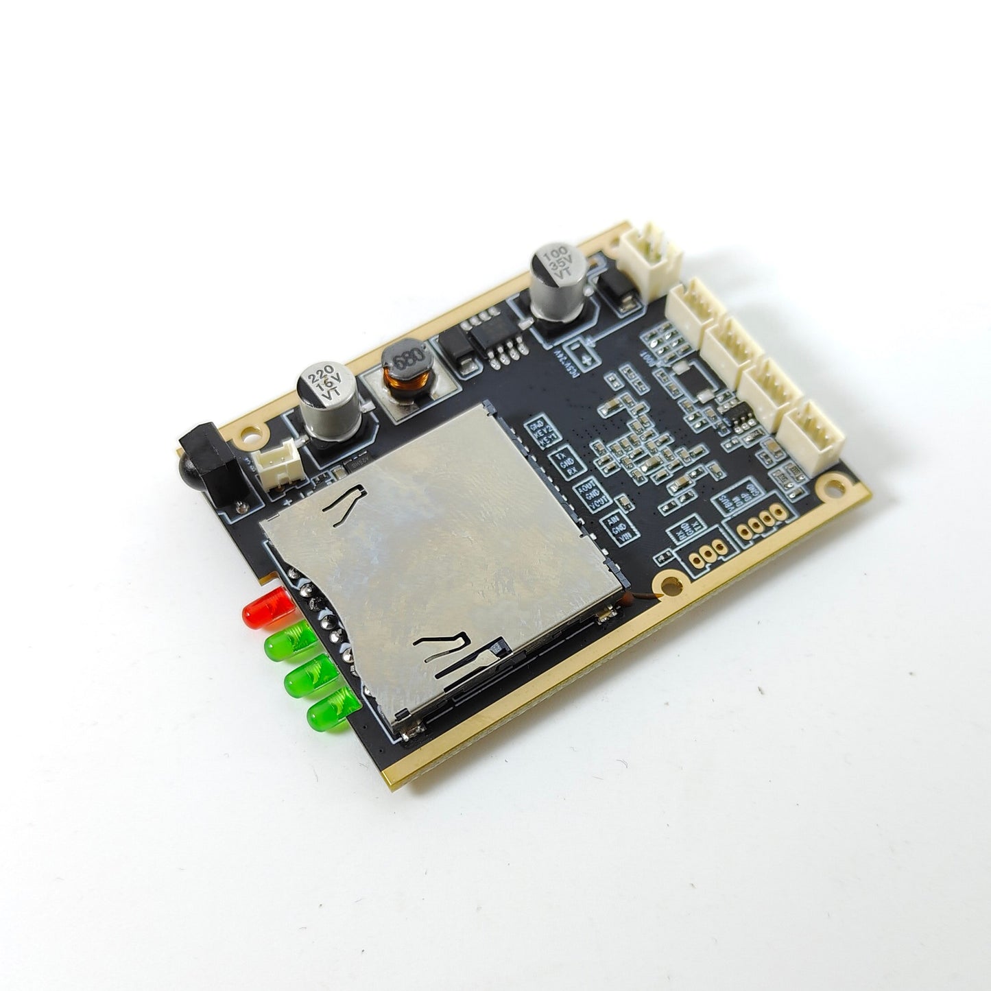 1CH MINI DVR PCB Board with D1 Resolution Remote control  H264 Support up to 512G SD card CVBS NTSC PAL video recording module